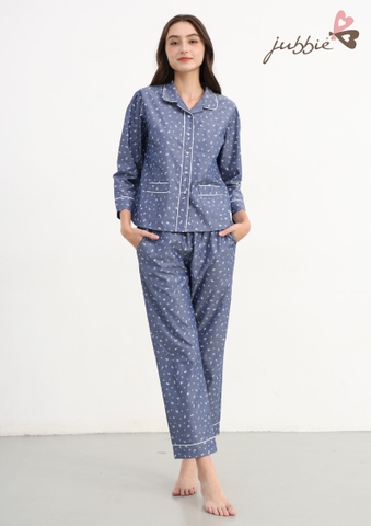 BD Cổ bẻ viền nhân - 40420