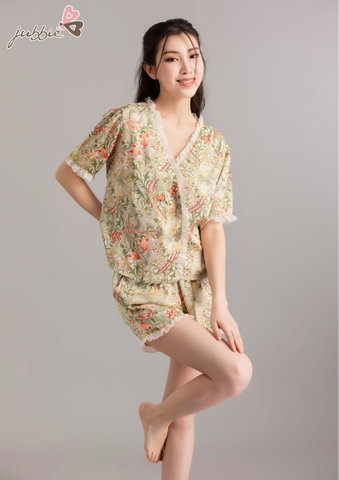 BS Cổ V phối ren - 93214