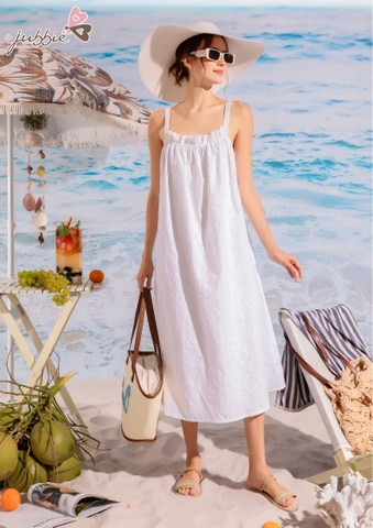 Đầm 2 dây đô nhún - 5094