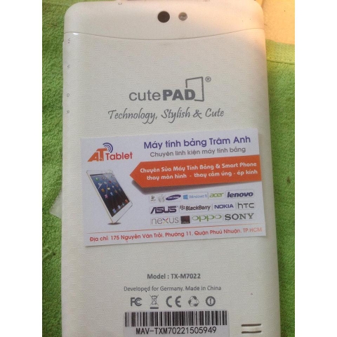 Màn hình cảm ứng cutePad TX-M7022