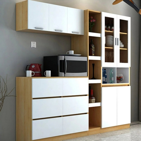 Tủ bếp gỗ thông minh mang đến không gian nhà bếp của bạn sự tiện nghi và sang trọng. Với thành phần gỗ thông tự nhiên, tủ bếp sẽ tăng thêm tính thẩm mỹ cho căn bếp của bạn và giúp tiết kiệm diện tích nhà bếp. Chỉ cần mở tủ bếp gỗ thông minh, bạn sẽ có một không gian tiện ích và sạch sẽ.