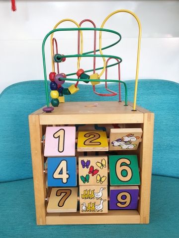 Khối gỗ kĩ năng - đồ chơi vận động tinh cho bé phát triển nhiều mặt