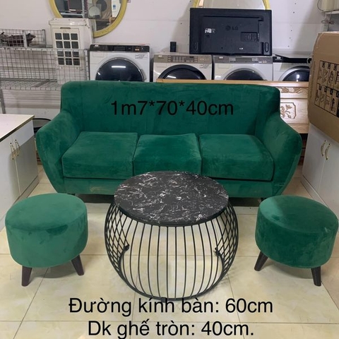 Ghế Sofa xanh cổ vịt