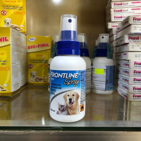 Thuốc Diệt Ve Rận, Bọ Chét Chó Mèo Frontline Spray