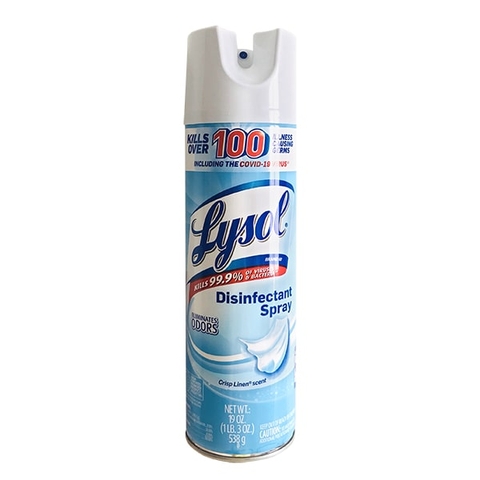 Xịt Phòng Diệt Khuẩn Lysol Disinfectant Spray 538g