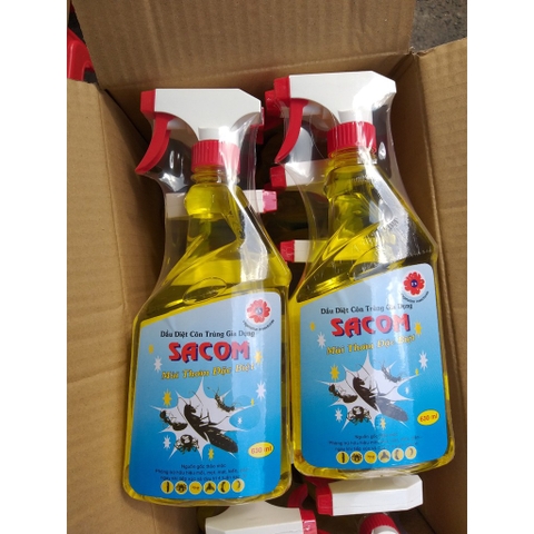 Dầu Diệt Côn Trùng Sacom 630ml