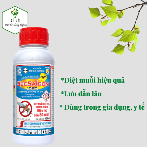 Thuốc Diệt Côn Trùng Sec SaiGon 10EC - Chai 450 ml