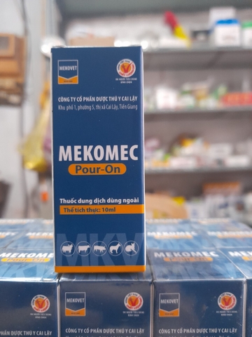 MEKOMEC Nhỏ Sống Lưng Ngừa Ve, Rận, Bọ Chét, Mạt,… Trên Chó, Mèo