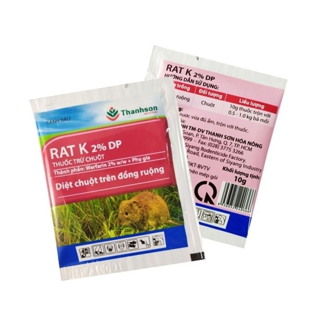 Thuốc Chuột RAT K 2% DP