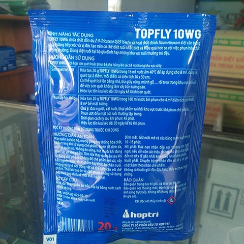 Thuốc diệt ruồi Topfly 10WG - Gói 20g