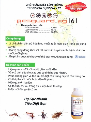 Thuốc Diệt Muỗi Pesguard 161