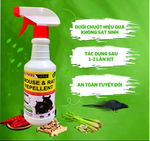 Chai Xịt Xua Đuổi Chuột Ratkin