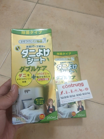 Chai Xịt Diệt Bọ Chét - Rệp - Mạt Giường DYA Nhật Bản