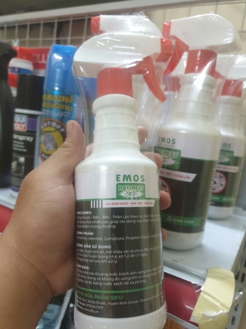Chai Xịt Đuổi Chuột Emos Rat & Pest Off