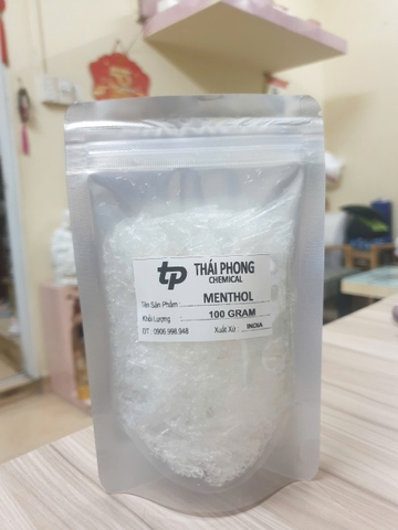Tinh Thể Bạc Hà - Menthol Crystal - Gói 100G