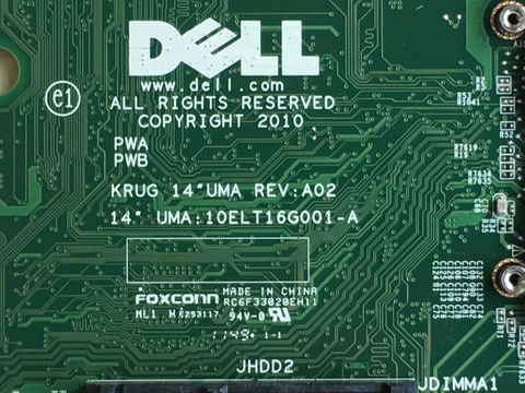 MAIN LapTop Dell LATITUDE E5420 INVENTEC KRUG 13 14 15 DISCRETE