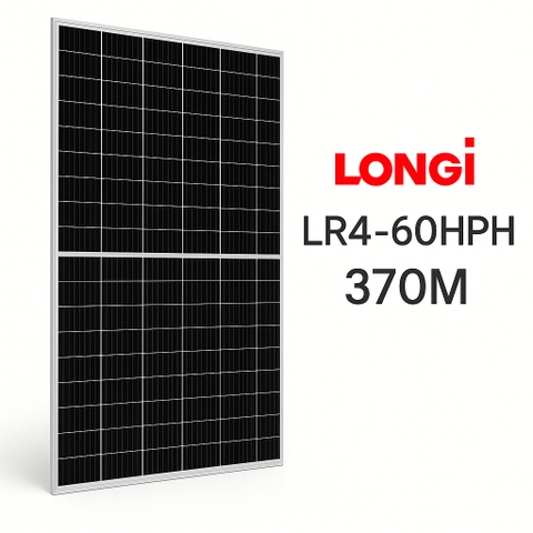 Tấm pin mặt trời đơn tinh thể LONGi 365W LR4-60HPH-370M