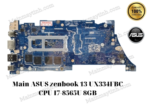 Main- ASUS- zenbook- 13- UX334FBC- CPU- I7-8565U- 8GB