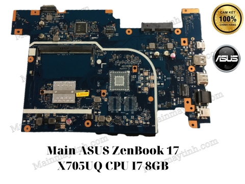 Main ASUS ZenBook 17 X705UQ CPU I7 8GB