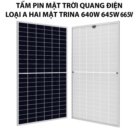 giá Tấm pin mặt trời Trina Vertex A‑Level – Công suất lớn 640W–665W