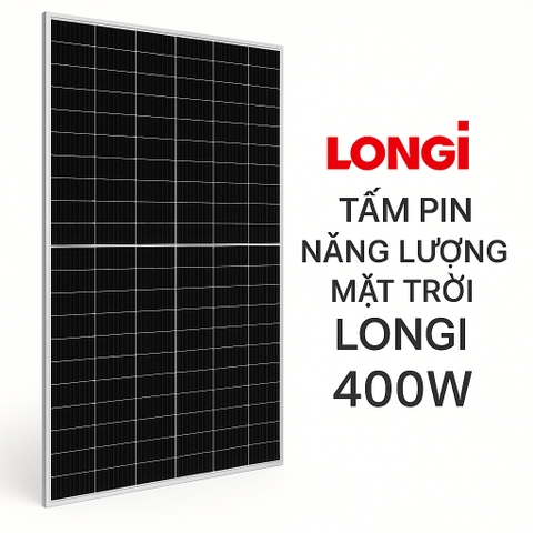 giá tấm pin 400w longi