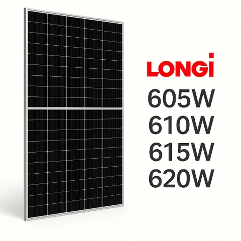 Tấm pin năng lượng mặt trời LONGi 605w 