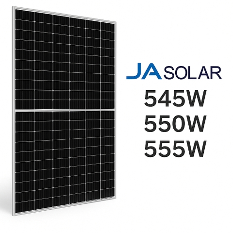 giá Tấm pin mặt trời JA Solar 545W, 550W, 555W
