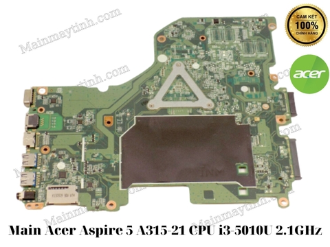 Main- Acer- Aspire 5- A315-21- CPU- i3-5010U- 2.1GHz