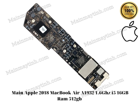 Main Apple 2018 -MacBook Air A1932 -1.6Ghz i5 -16GB -Ram 512gb