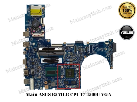 Main- ASUS- B551LG- CPU- I7-4500U- VGA