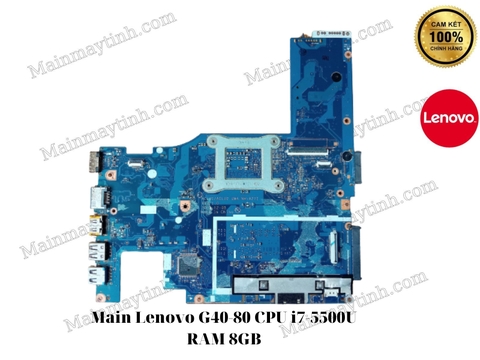 Main- Lenovo- G40-80- CPU- i7-5500U- RAM- 8GB