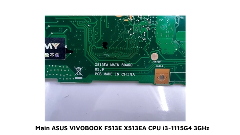 Main ASUS VIVOBOOK F513E X513EA CPU i3-1115G4 3GHz