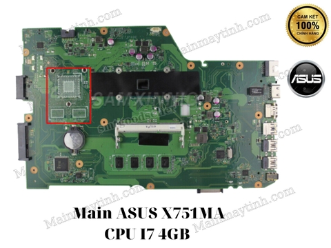 Main- ASUS- X751MA- CPU- I7- 4GB 