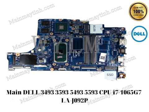Main- DELL- 3493- 3593- 5493- 5593- CPU- i7-1065G7- LA-J092P