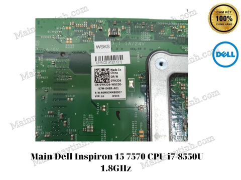 Main- Dell- Inspiron- 15- 7570- CPU- i7-8550U- 1.8GHz