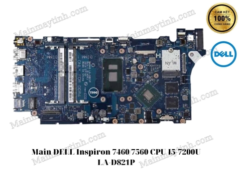 Main- DELL- Inspiron- 7460/7560- CPU- I5-7200U- LA-D821P