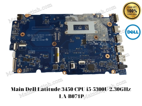 Main- Dell- Latitude- 3450- CPU- i5-5300U- 2.30GHz- LA-B071P