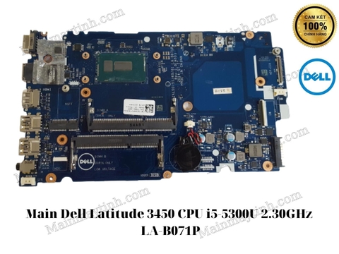 Main- Dell- Latitude- 3450- CPU- i5-5300U- 2.30GHz- LA-B071P