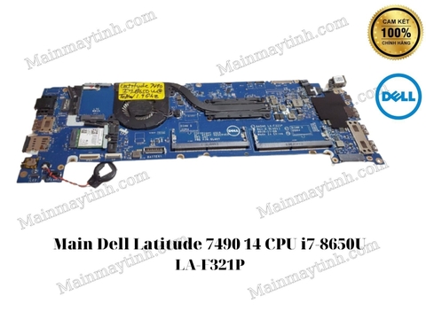 Main Dell Latitude 7490 CPU i7-8650U LA-F321P