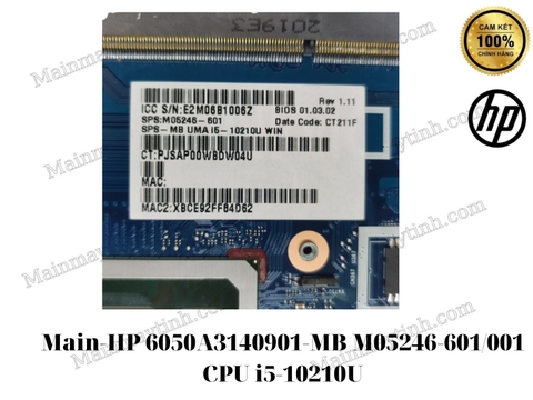 Main-HP 6050A3140901-MB M05246-601/001 CPU i5-10210U