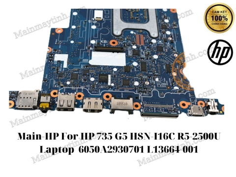 Main-HP For HP 735 G5 HSN-I16C R5-2500U Laptop  6050A2930701 L13664-001