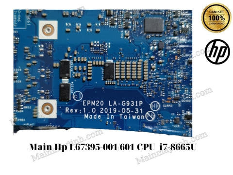 Main-Hp-L67395-001/601-CPU i7-8665U