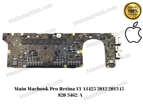 Main-Macbook-Pro-Retina-13 A1425-2012-2013-i5 - 820-3462-A;