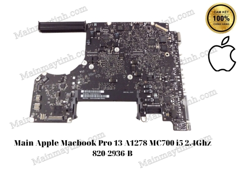 Main-Apple-Macbook-Pro-13 A1278-MC700-i5-2.4Ghz 820-2936-B;