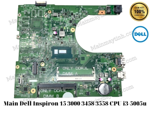 Main Dell Inspiron 15 3000 3458 3558 CPU i3-5005u