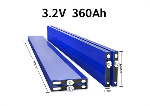 Pin lithium sắt phosphate 3.2V 360ah mới của BYD luu trữ điện mặt trời