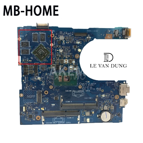 MAIN LapTop Dell VOSTRO 5459 CPU I3 6100U