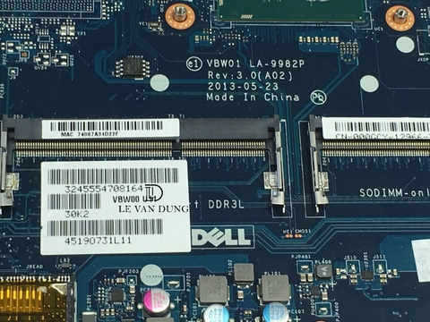 MAIN LapTop DELL INSPIRON 9100 COMPAL LA-1711