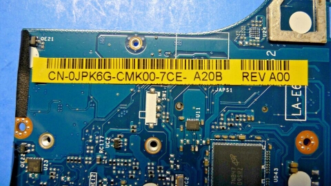 Main Dell XPS 13 9370 CPU i5-8250U 16GB LA-E781P