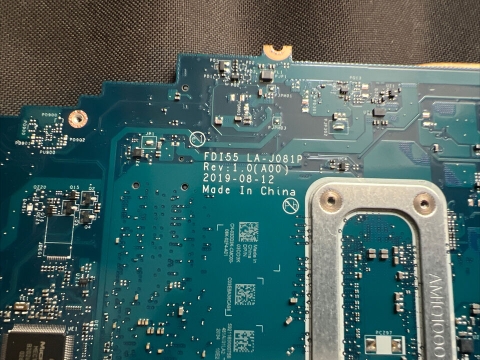 Main Dell Inspiron 3793 3593 CPU i3-1005G1 1.2GHz LA-J081P